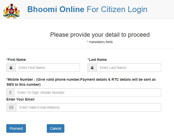 bhoomi online login​